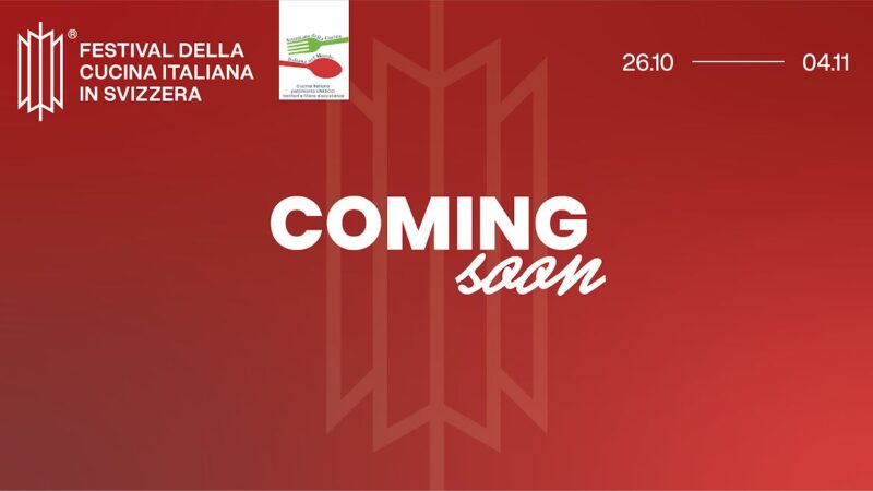 Countdown per il Festival della Cucina Italiana in Svizzera, tutto pronto per la prima edizione